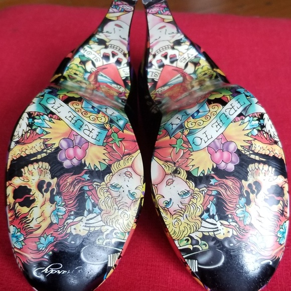 Ed Hardy heels - Picture 4 of 4